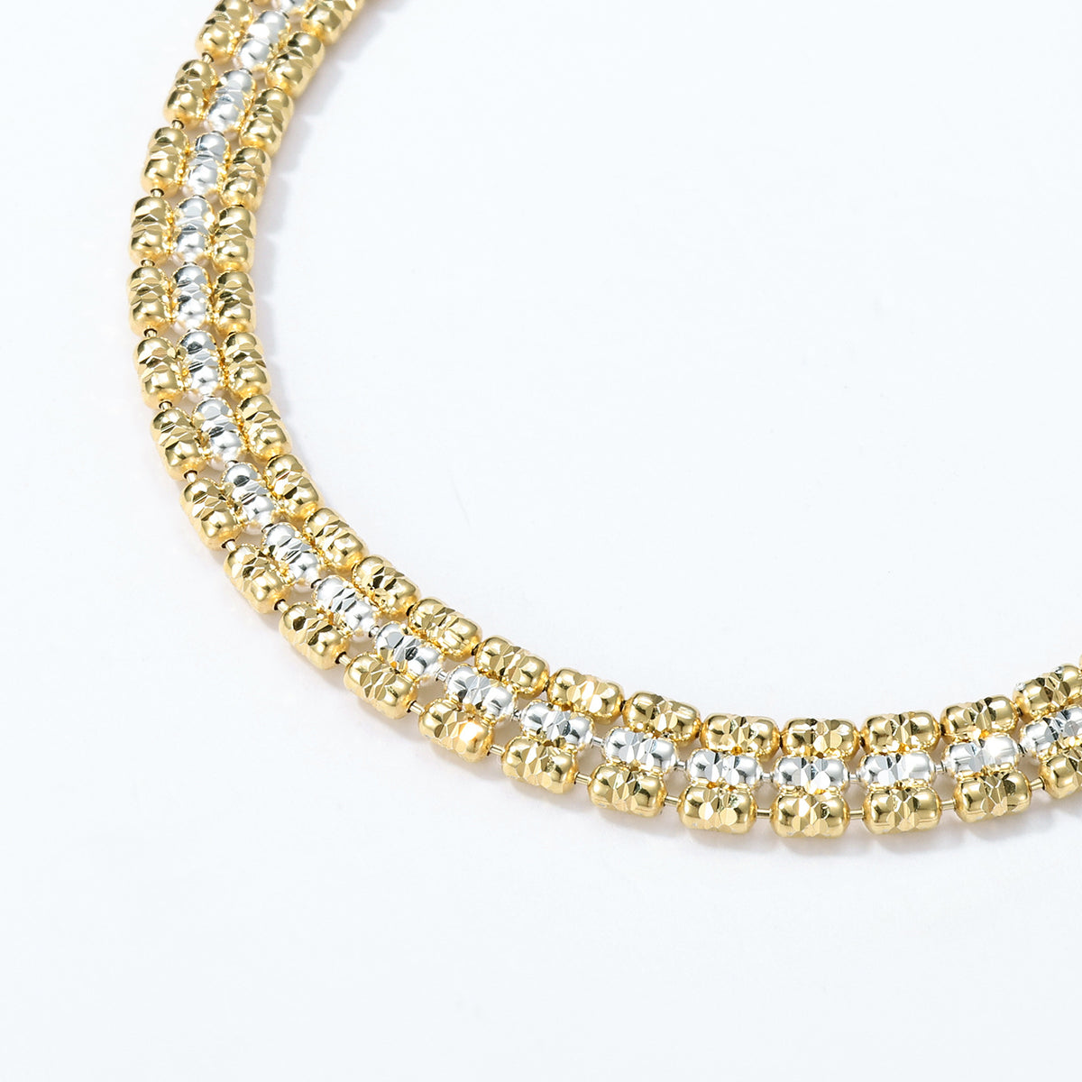 Additional view 9 of the VYLOREN Triple-Row Crystal Bracelet