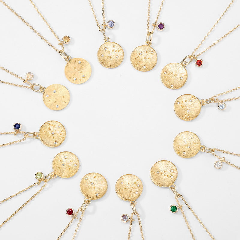 Additional view 4 of the Zodiac Birthstone Necklace
