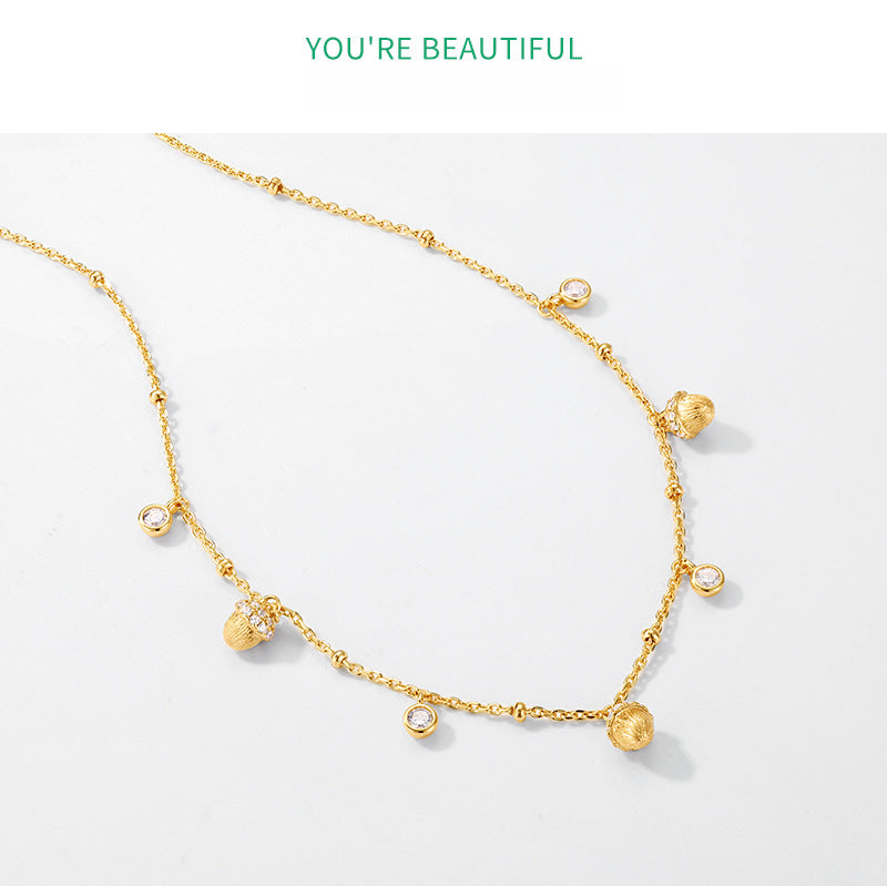 Additional view 9 of the VYLOREN Hazelnut Tassel Jewelry Collection