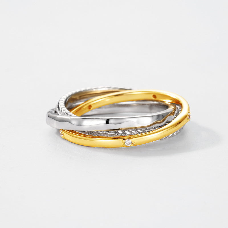 Additional view 4 of the Two-Tone Twisted Ring