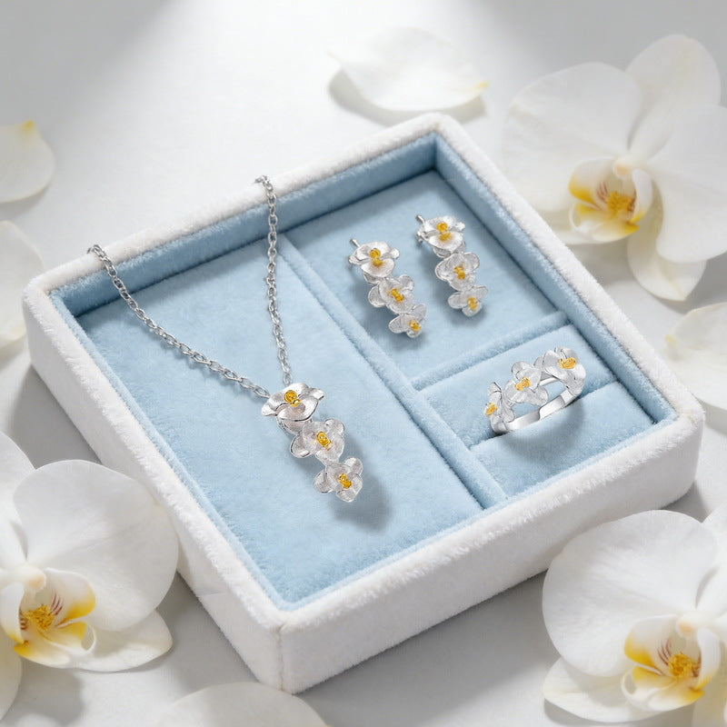 Additional view 4 of the Butterfly Orchid Jewelry Collection