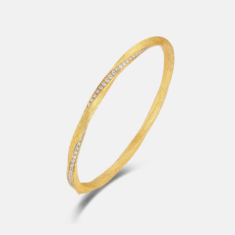 Additional view 5 of the VYLOREN Möbius Zircon Bangle