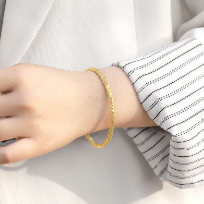 Additional view 2 of the VYLOREN Brushed Starry Sky Bracelet