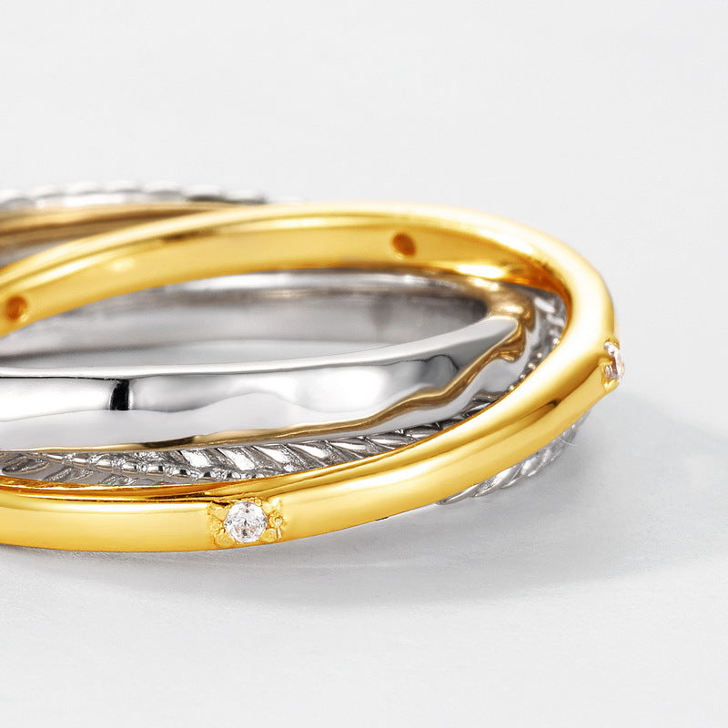 Additional view 9 of the Two-Tone Twisted Ring