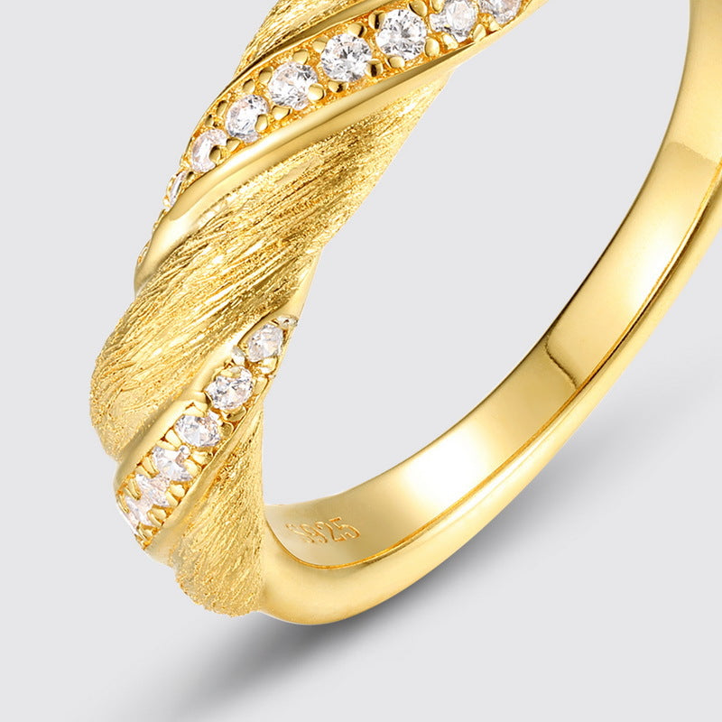 Additional view 11 of the VYLOREN Möbius Brushed Ring
