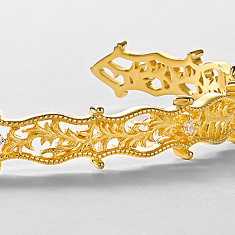 Additional view 4 of the VYLOREN Vintage Hollow Lace Bracelet
