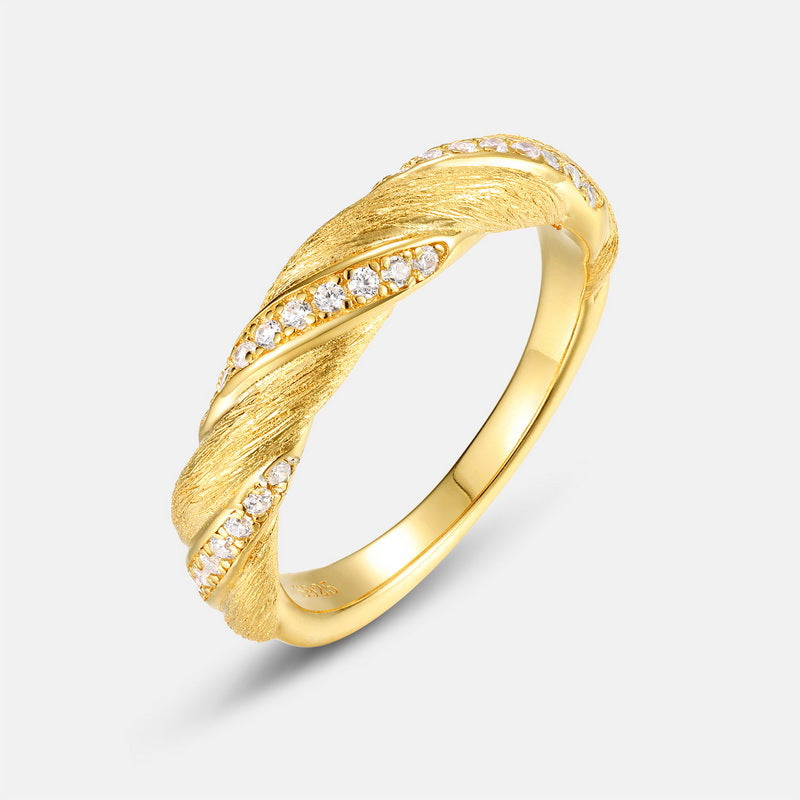 Additional view 3 of the VYLOREN Möbius Brushed Ring