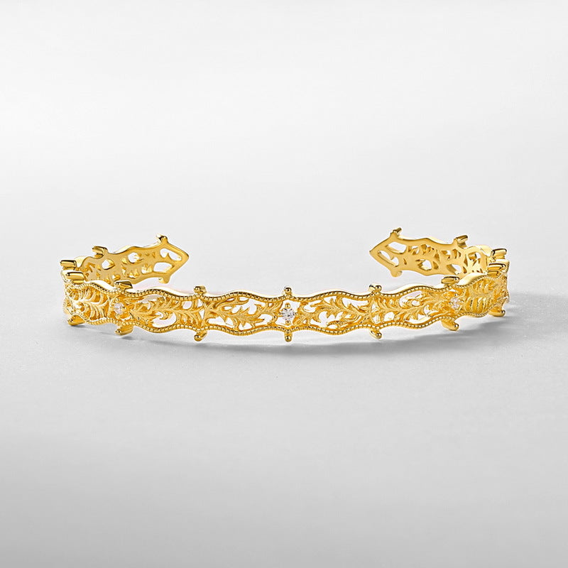 Additional view 3 of the VYLOREN Vintage Hollow Lace Bracelet