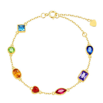 Bracelet B008369 (Colored Zircon)