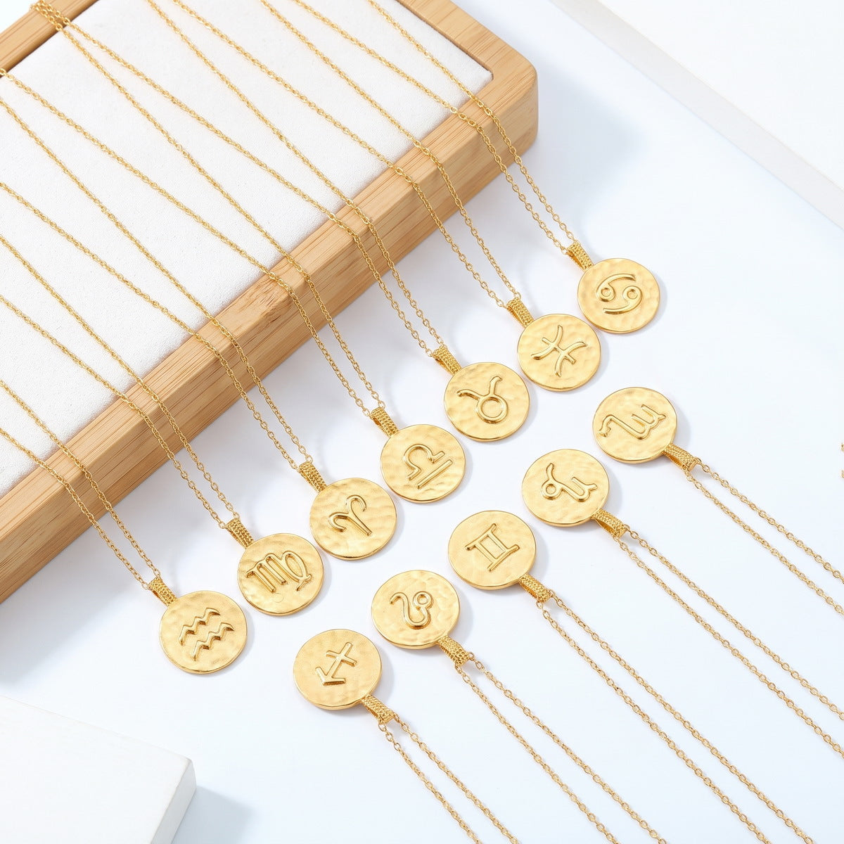 Additional view 3 of the Zodiac Coin Necklace
