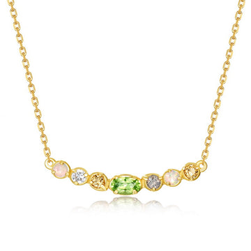 Necklace NL024311 (natural peridot)