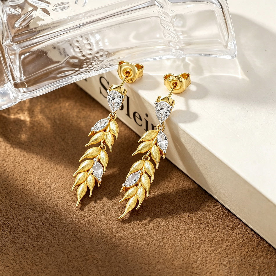 Additional view 3 of the VYLOREN Wheat Ear Jewelry Collection