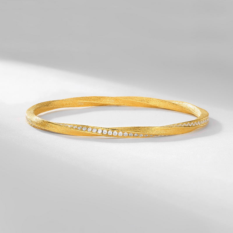 Additional view 3 of the VYLOREN Möbius Zircon Bangle