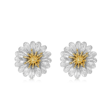 Bright silver + gold color