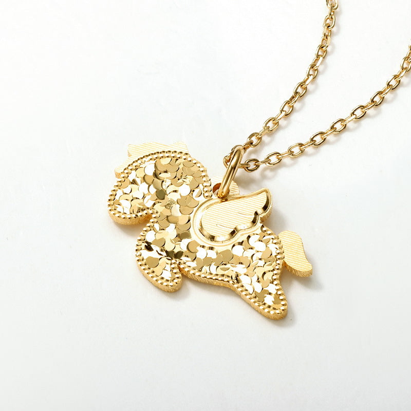 Additional view 3 of the VYLOREN Crushed Ice Unicorn Necklace