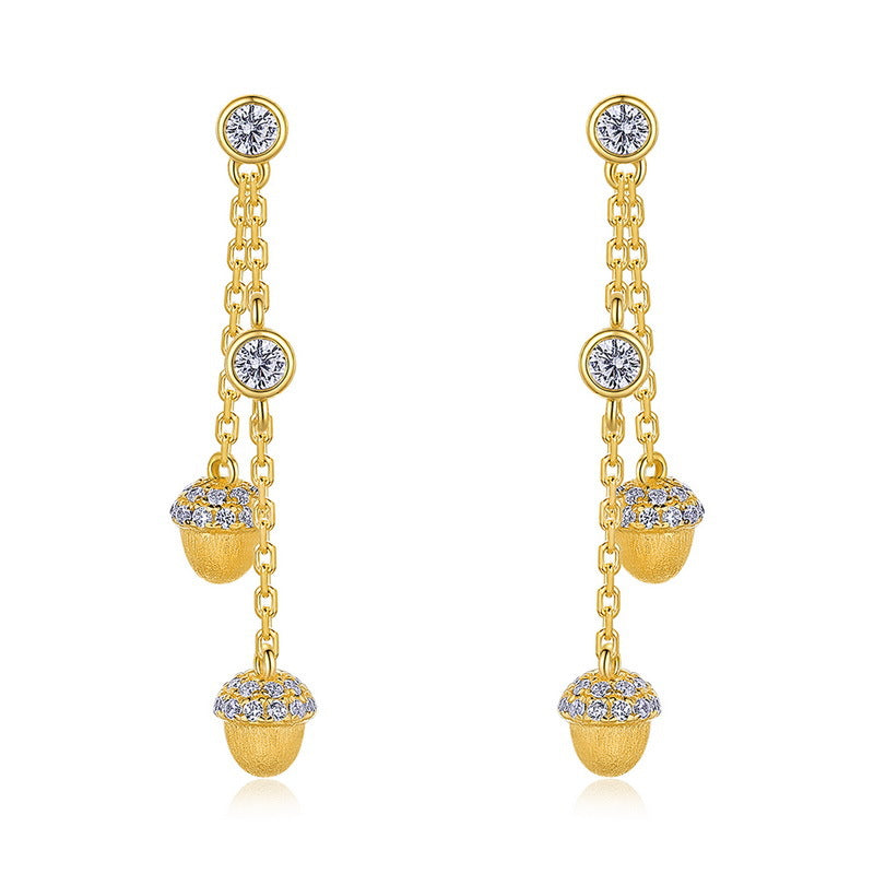 Additional view 7 of the VYLOREN Hazelnut Tassel Jewelry Collection