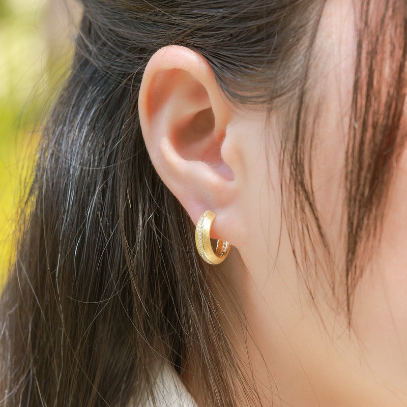 Additional view 2 of the VYLOREN Single-Row Crystal Earrings