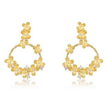 Earrings ER023760 (10K gold + enamel coating)